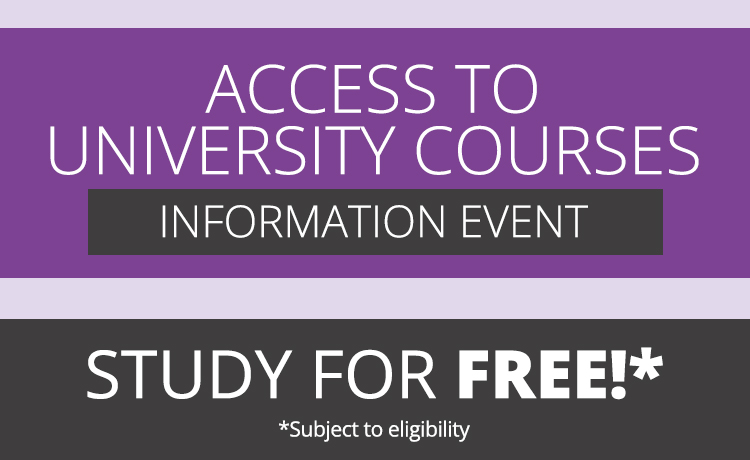 Access to University - Information Event - West Notts College