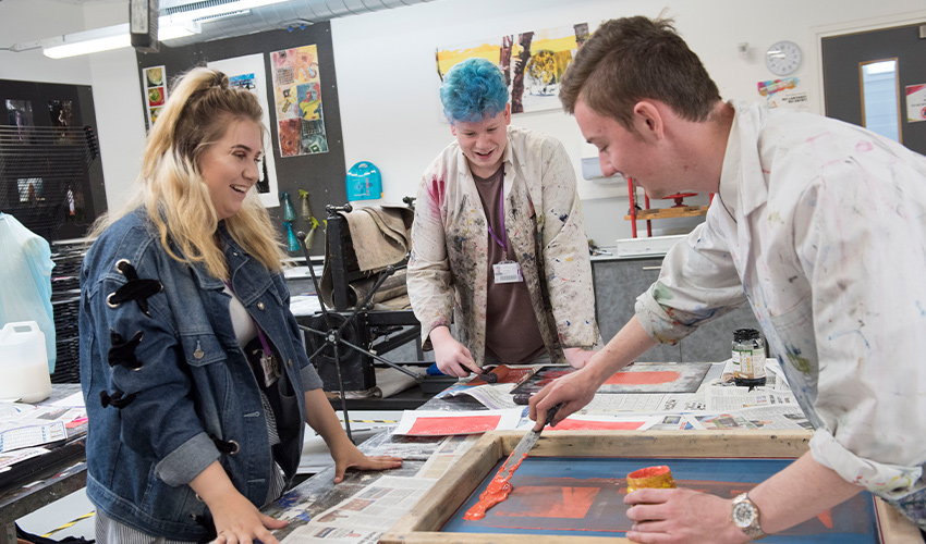 Specialist study zones for each subject area.