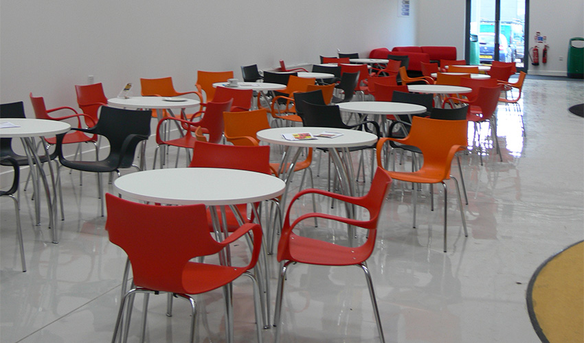 Social areas to relax and spend time with friends.