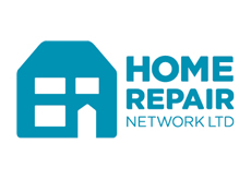 Home Repair Network Ltd logo in teal, depicting a house graphic and text.