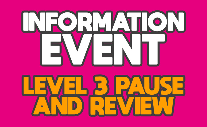 Level 3 Pause and Review Information Event  - West Notts College