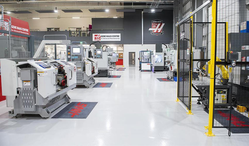 A CNC machining centre showcasing advanced computer-controlled manufacturing equipment used in precision production.