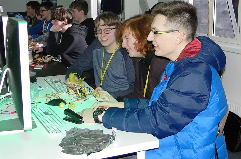 Students enjoyed some retro gaming and zany challenges during a visit to the cultural centre of videogame technology.