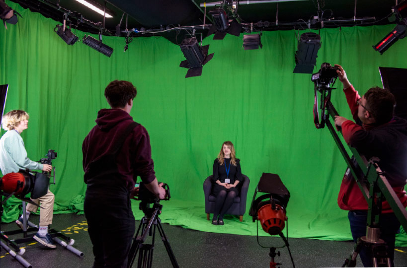 Using industry-standard cameras allows multimedia students to produce work which reflects the quality of the film and TV industry.