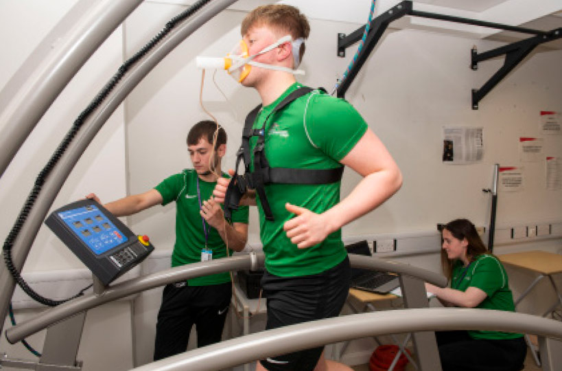 Exercise science will be studied in the sports lab and classrooms.