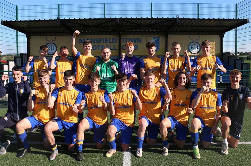 MTFC has been crowned champions of the Association of Colleges Sport (AoC Sport) East Midlands Men’s Football Championship League One.