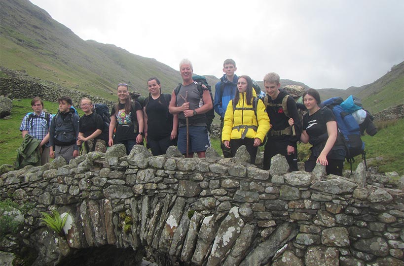 Fantastic effort by 9 of our Uniformed Protective Services on the Mountaineering Club Lake District Wild Camping Expedition. Atrocious conditions (Cold/Rain/Wind) did not stop them camping out at Sprinkling Tarn (2000ft) climbing lll Crag, Broad Crag and Scafell Pike (3209ft) the highest mountain in England.