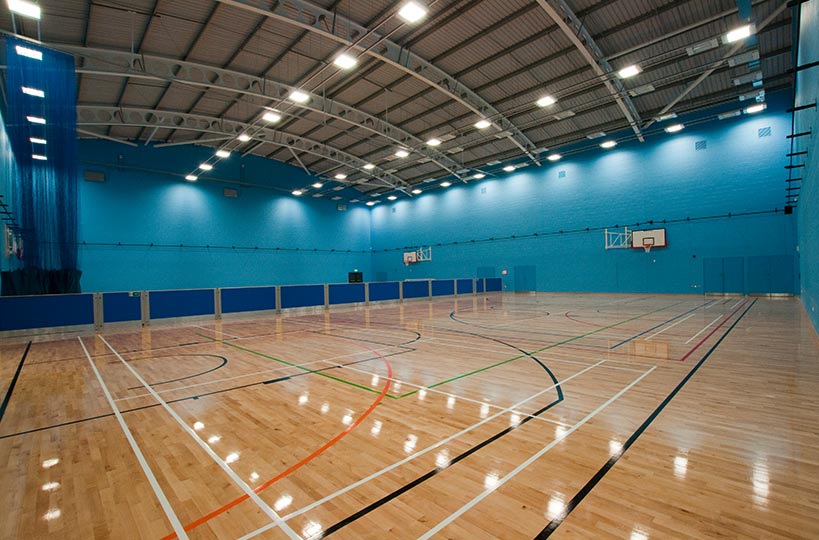 Learn and train in a Sport England accredited sports hall, 3G pitch and a full-sized grass football pitch.