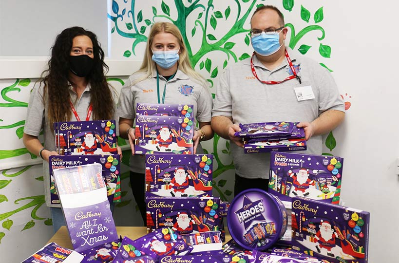 The childcare curriculum have worked hard gathering in kind donations of chocolate selection boxes ready to pass on to families less fortunate. BLAST (Building Lives Around Shirebrook Town) visited the college to take over 50 selection boxes to their charitable mission, ready to give out to families who use the service.