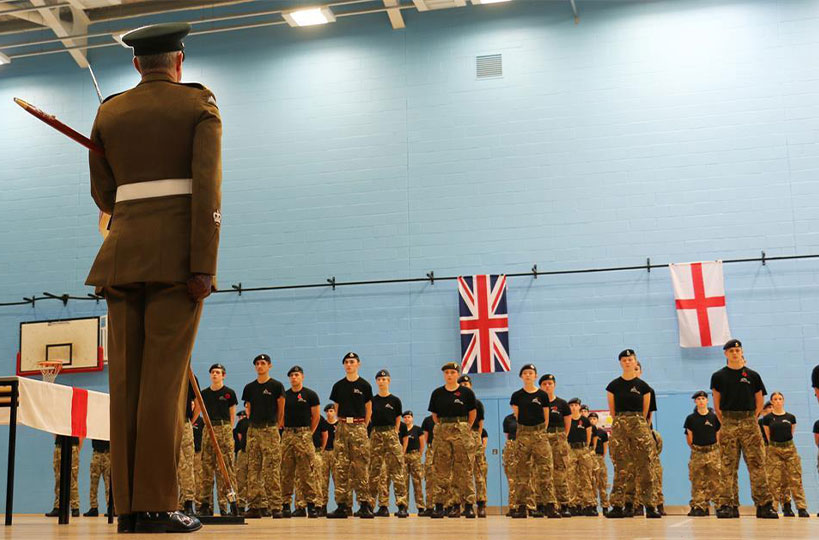 West Nottinghamshire College hosted its annual Remembrance Day service and formal parade in 2022, organised by the uniformed protective services (UPS) curriculum. 