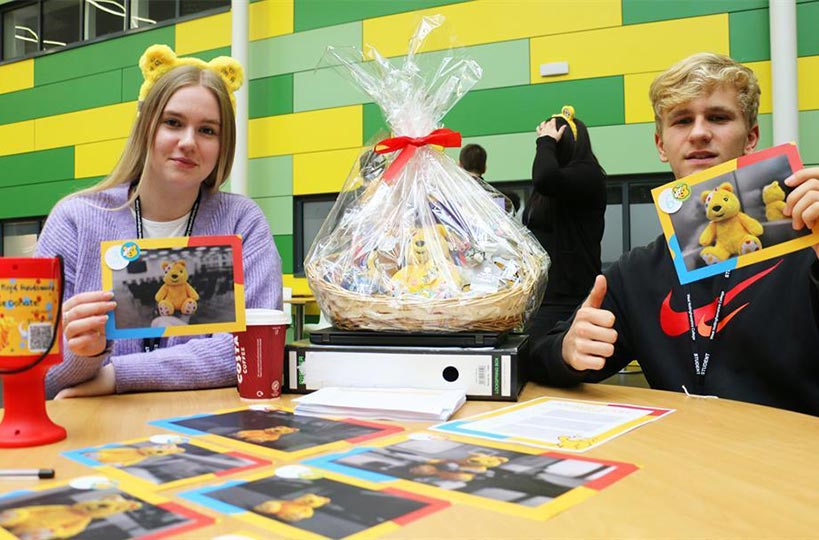 Students at college organised an assortment of charitable activities, in aid of the 42nd national BBC Children In Need day. With Level 3 business studies learners taking the lead on the activities. 
