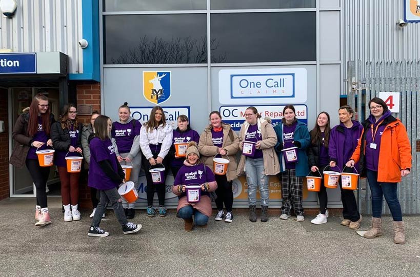 Early years students joined the crowds at Mansfield’s One Call stadium with a fundraising mission in mind, volunteering for Sheffield-based Bluebell Wood Children’s Hospice. The groups raised over £600. 