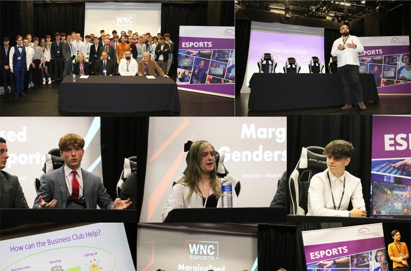 Esports students organised and presented their own convention during October 2023. Welcoming other Esports and computer science students to discover more about the subject and how it fits into the technological and sporting landscape. 