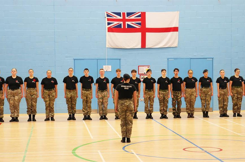 West Nottinghamshire College hosted its annual Remembrance Day service and formal parade in 2023, organised by the uniformed protective services (UPS) curriculum.