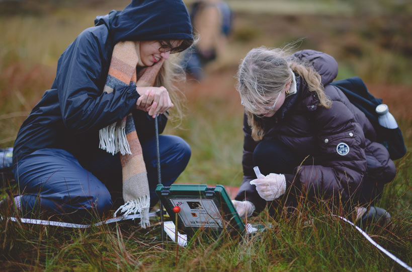 Geography students took a trip to the Peak District, conducting soil science tests to gain valuable experience.