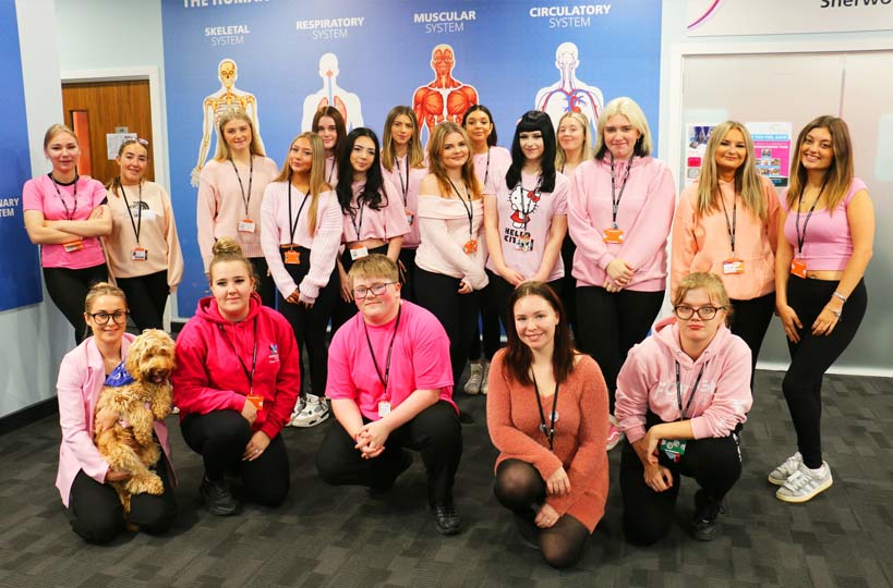 Students took part in the Wear It Pink day and raised £106.36 in total this year!