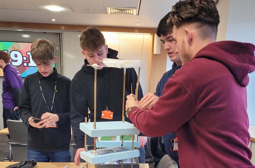 Students on the T Level Design Surveying and Planning for Construction programme have enjoyed a visit to Sheffield Hallam University (SHU).