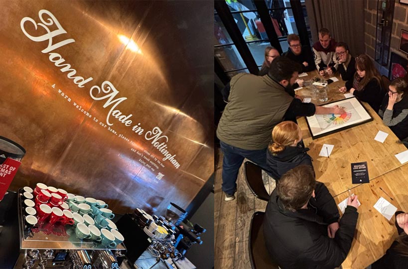 Students immersed themselves in the world of coffee during a hands-on visit to 200 Degrees Coffee on Nottingham’s Meadow Lane.