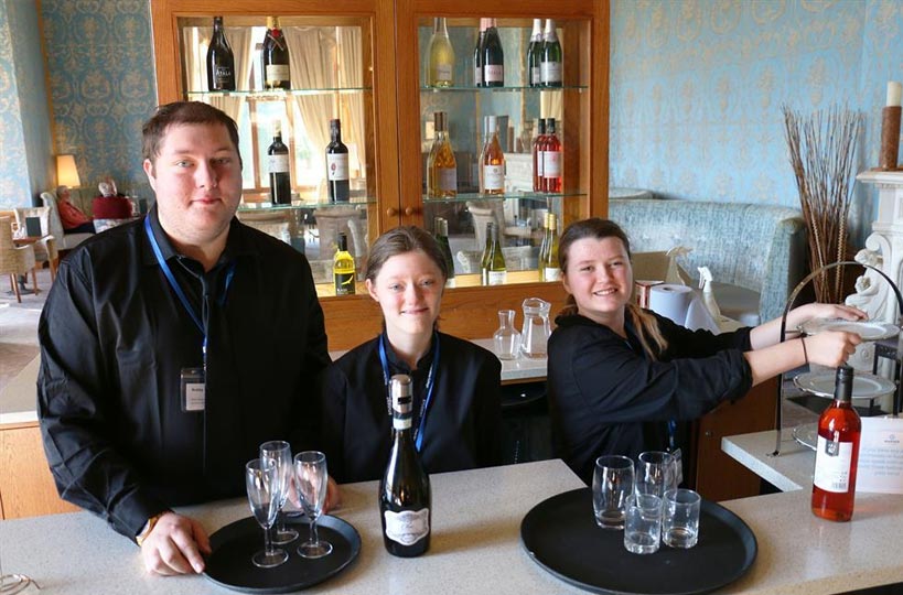Thoresby Hotel and Spa saw new additions to its staffing last week as students took on roles as chefs, bartenders and maintenance personnel in an award-winning annual partnership.