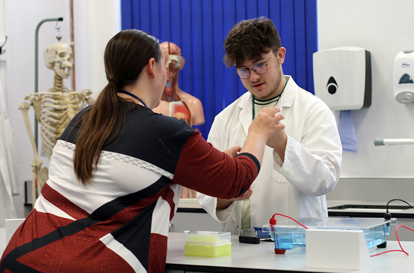 Expert teachers will guide you through practical work.