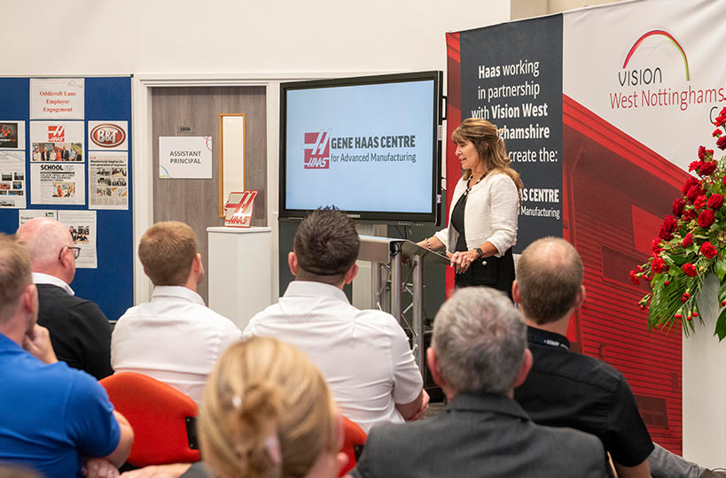 Summer 2025 marked the grand opening of the Gene Haas Centre for Advanced Manufacturing, a £500,000 grant from the US based Gene Haas Foundation.