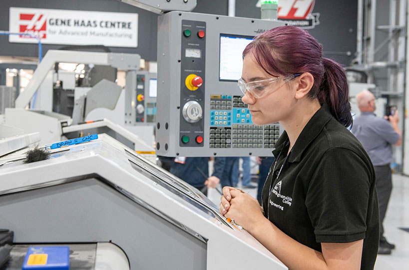 Industry-standard machinery will prepare you for your future, reflecting true work environments. 