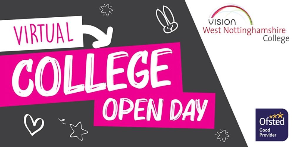 The college's online open day is on Saturday 26 June
