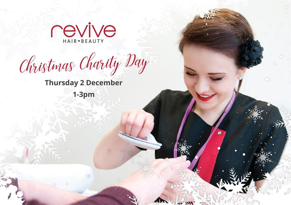 The college's Revive salon is getting in the festive spirit early