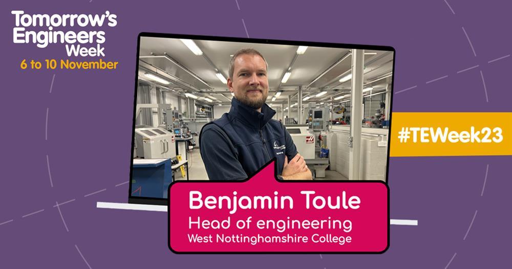 "The most progressive engineering businesses are the ones that invest in apprenticeship schemes," says Benjamin Toule.