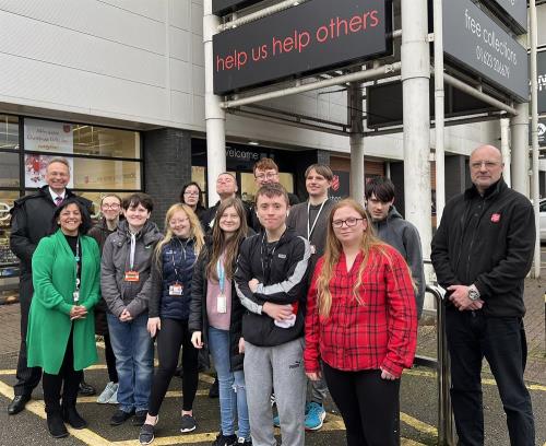 Students gain valuable life skills by volunteering at Salvation Army donation centre