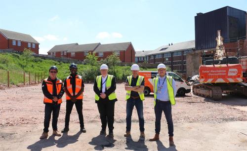 Demolition project creates extra space for construction students