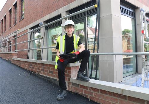 Industry placement gives construction student opportunity to build his future