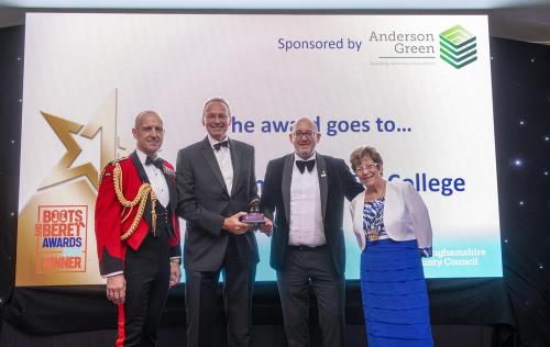 College wins Employer Award at Boots and Beret 2025