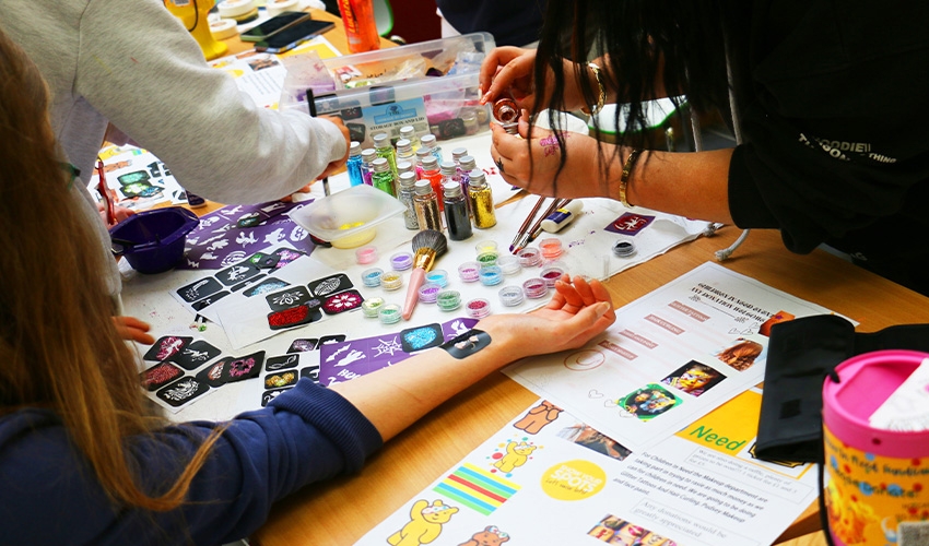 Raise money for charity in curriculum area events.