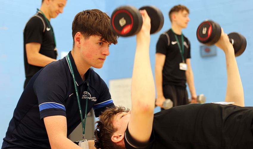 Receive personal training from fellow students.